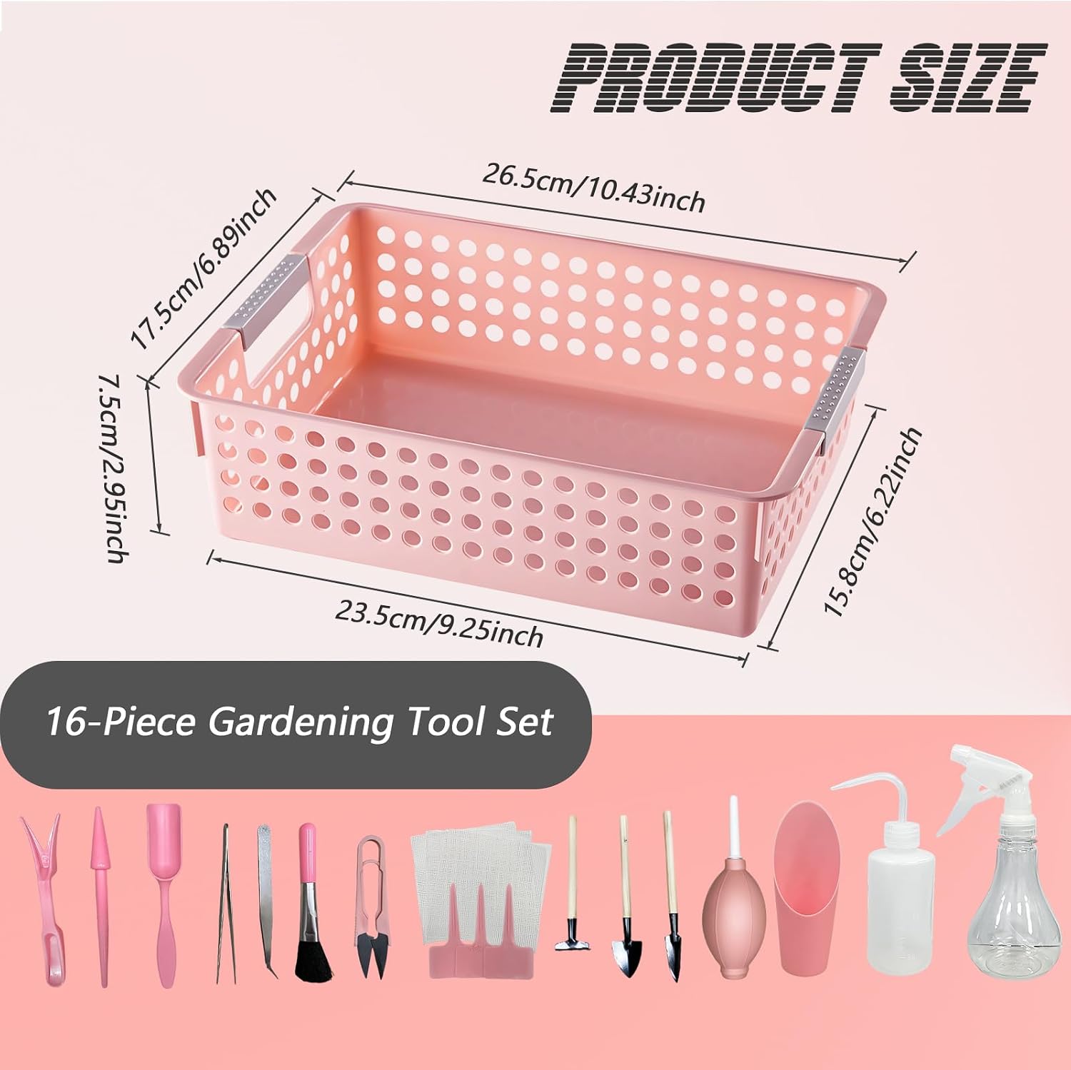 16-Piece Succulent Garden Tool Set