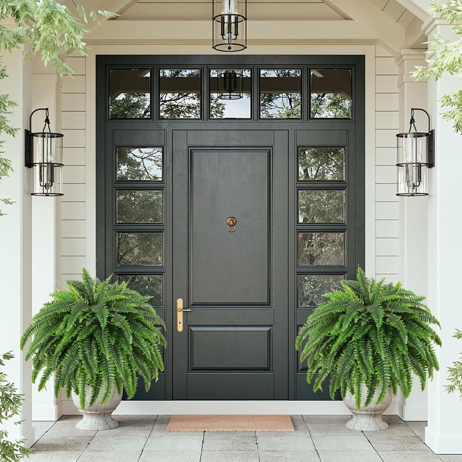 Artificial Boston Fern Plant