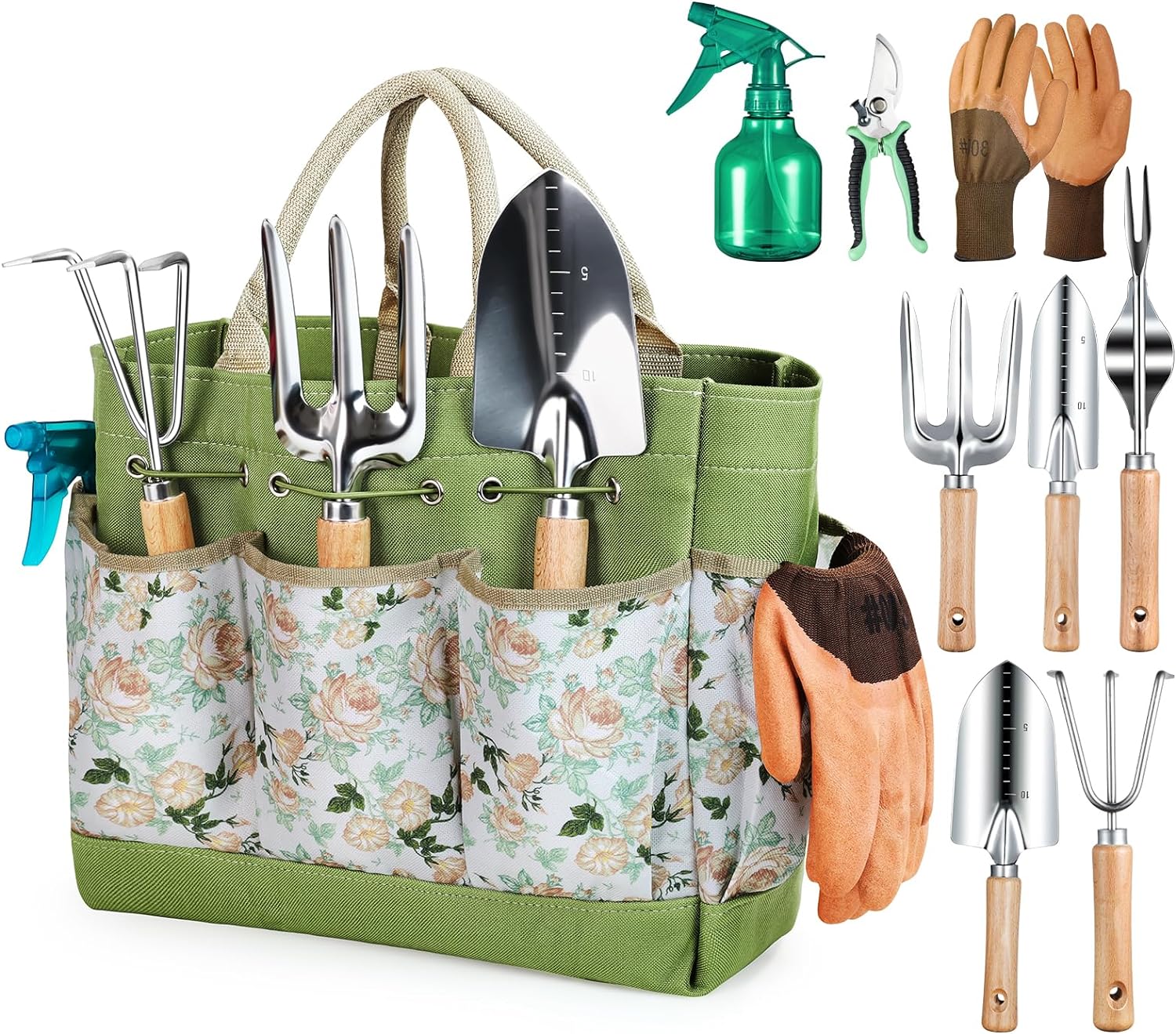Essential Garden Tool Kit with Tote Essential Garden Tool Kit with Tote