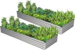 Rectangular Metal Raised Garden Bed