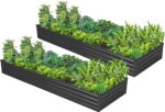 Rectangular Metal Raised Garden Bed