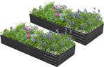 Rectangular Metal Raised Garden Bed