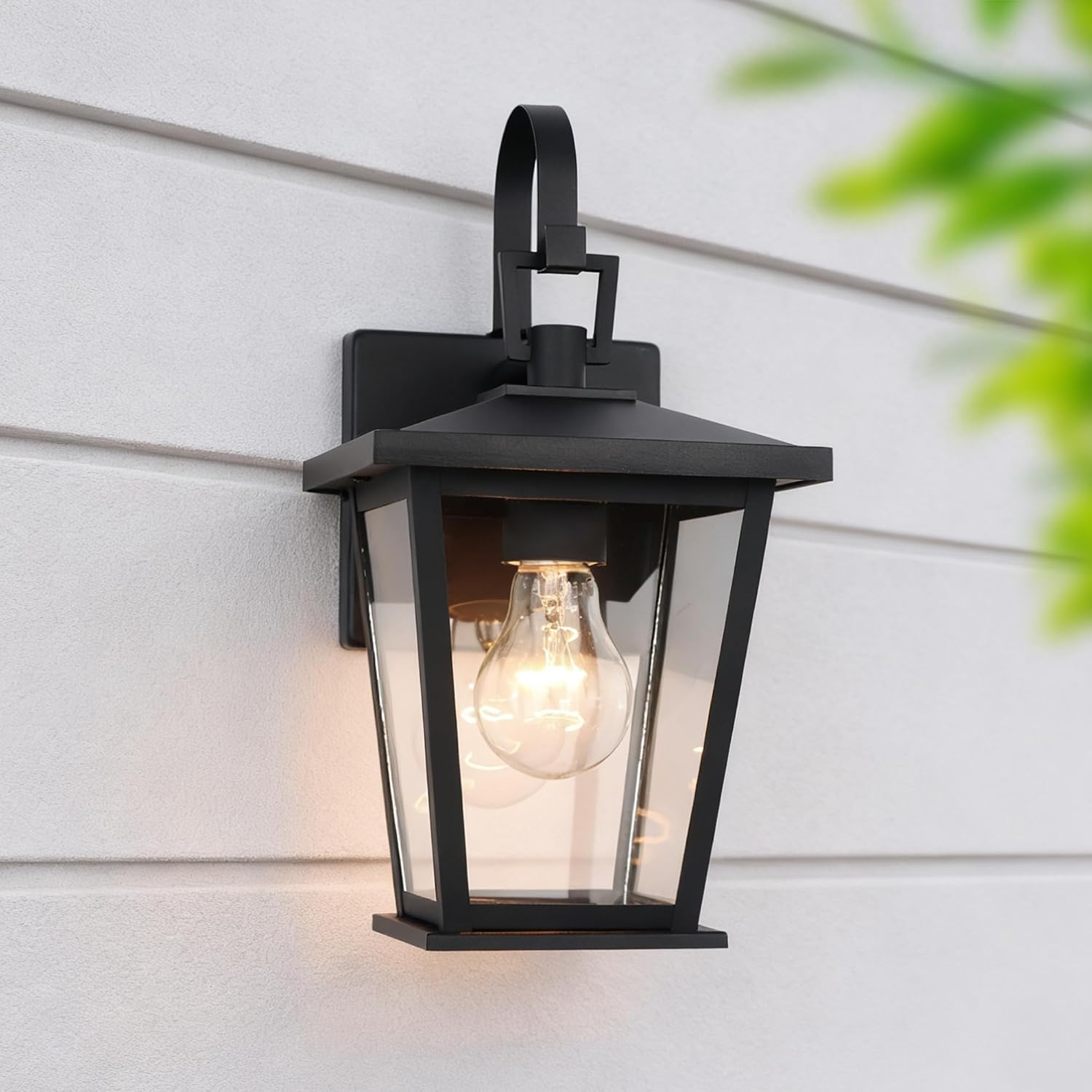 Matte Black Outdoor Wall Sconce