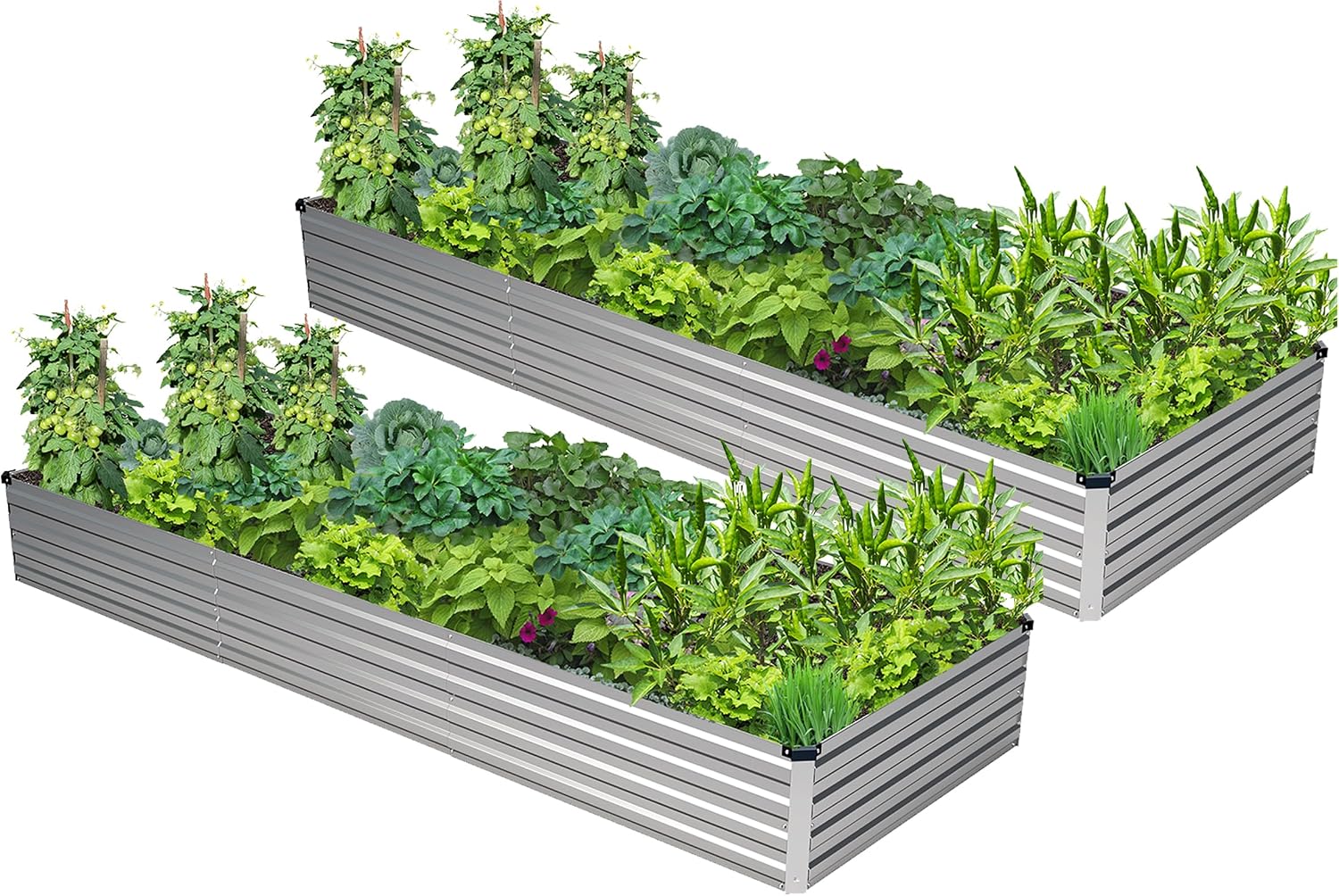 Rectangular Metal Raised Garden Bed Rectangular Metal Raised Garden Bed