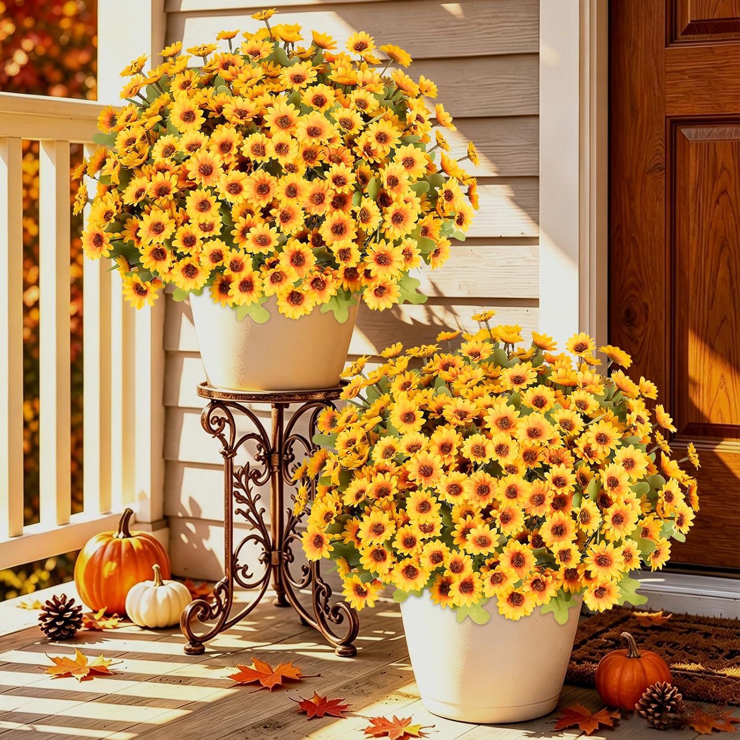 Twelve Bundles Artificial Floral Mums