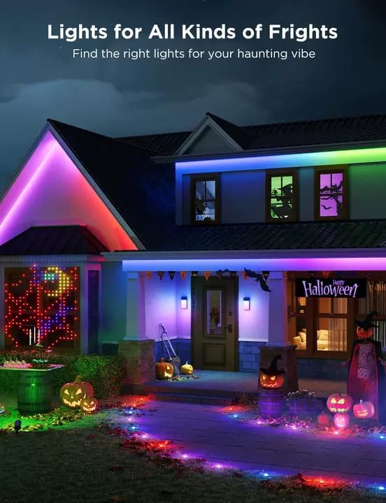 Two Colour Changing Outdoor Wall Lights